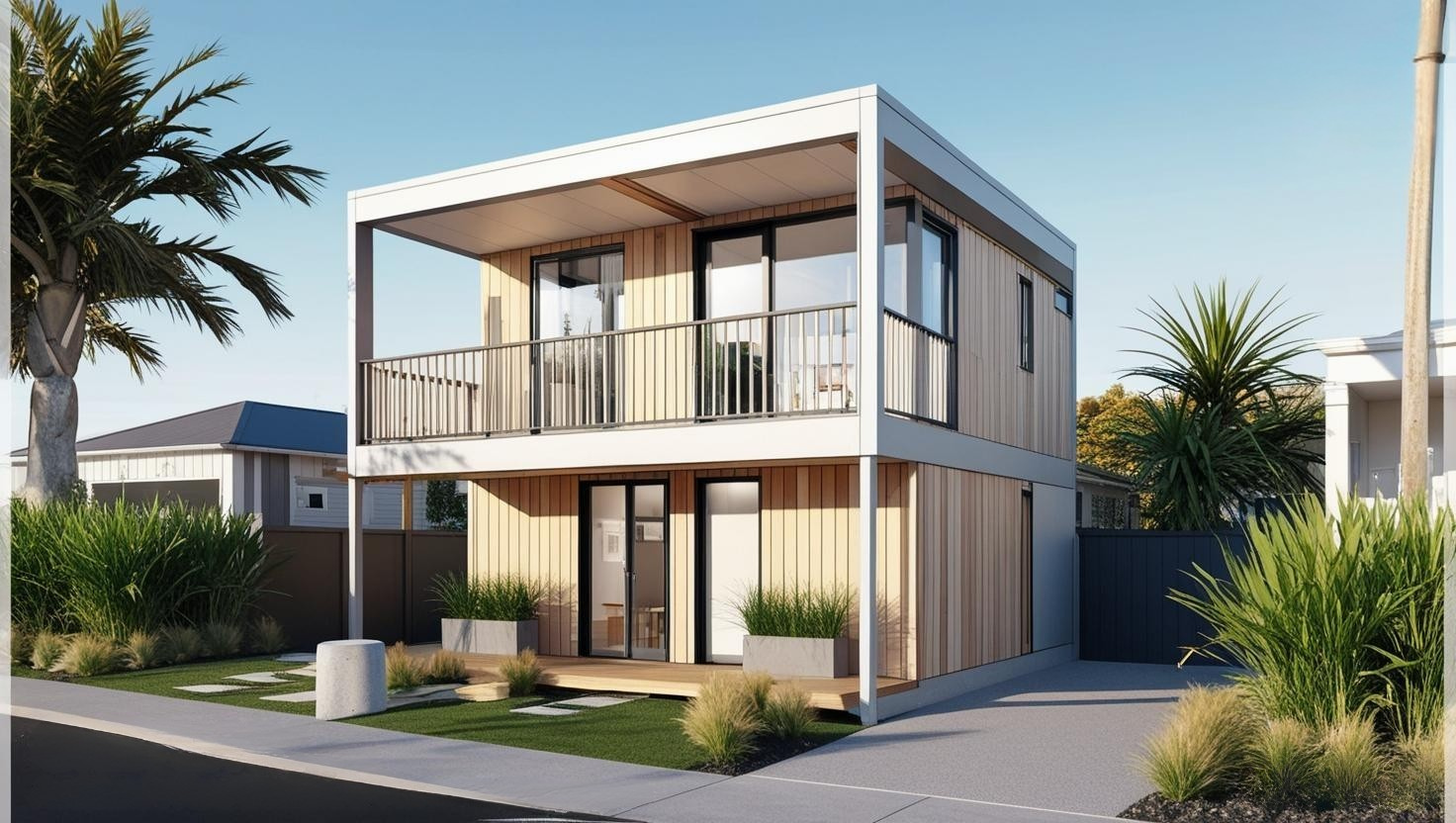 Conceptual drawings of a new build with Porch and Veranda